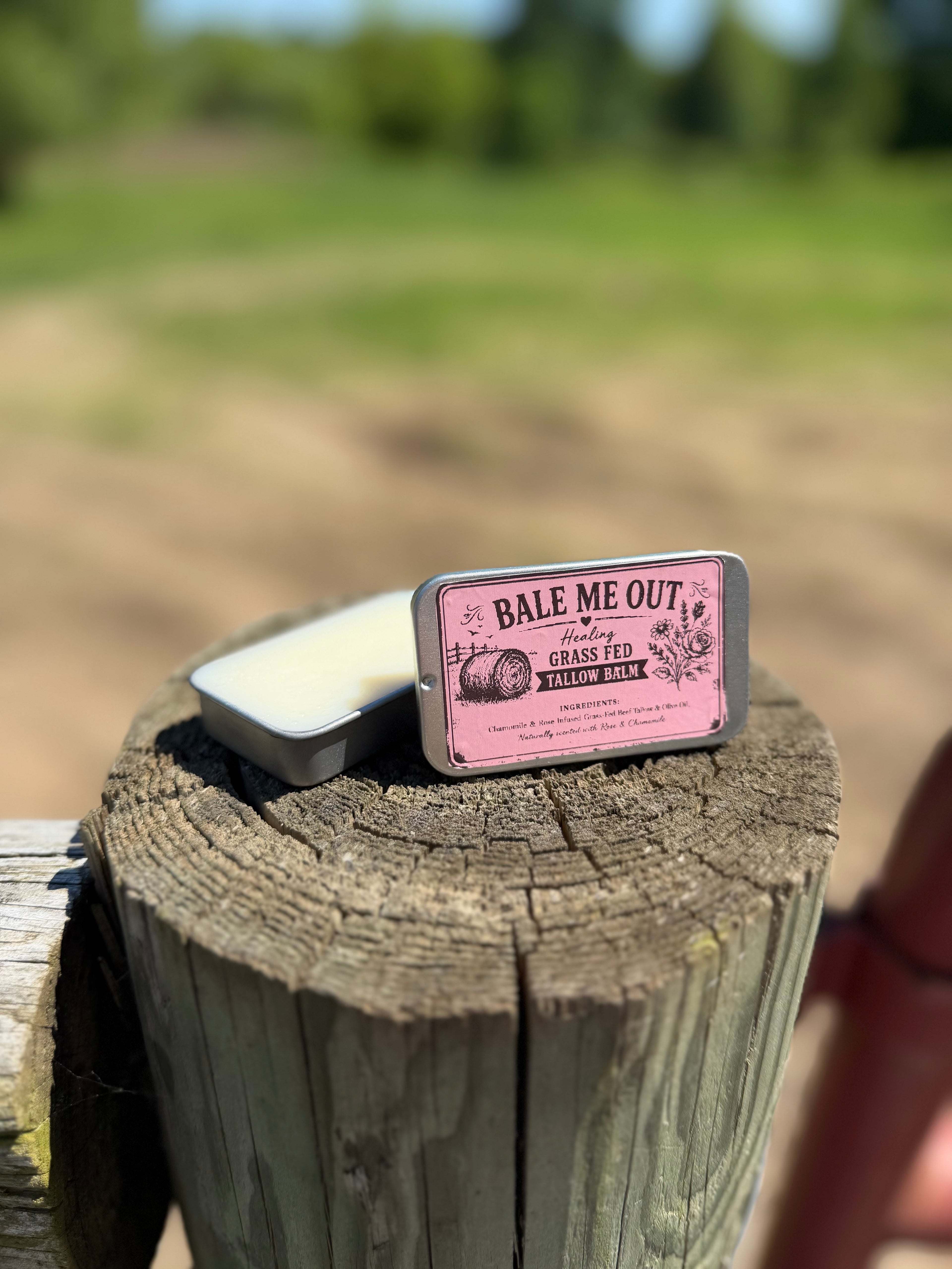 " Bale Me Out" Infused Tallow Healing Balm