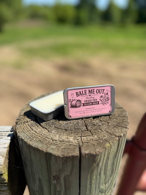 " Bale Me Out" Infused Tallow Healing Balm