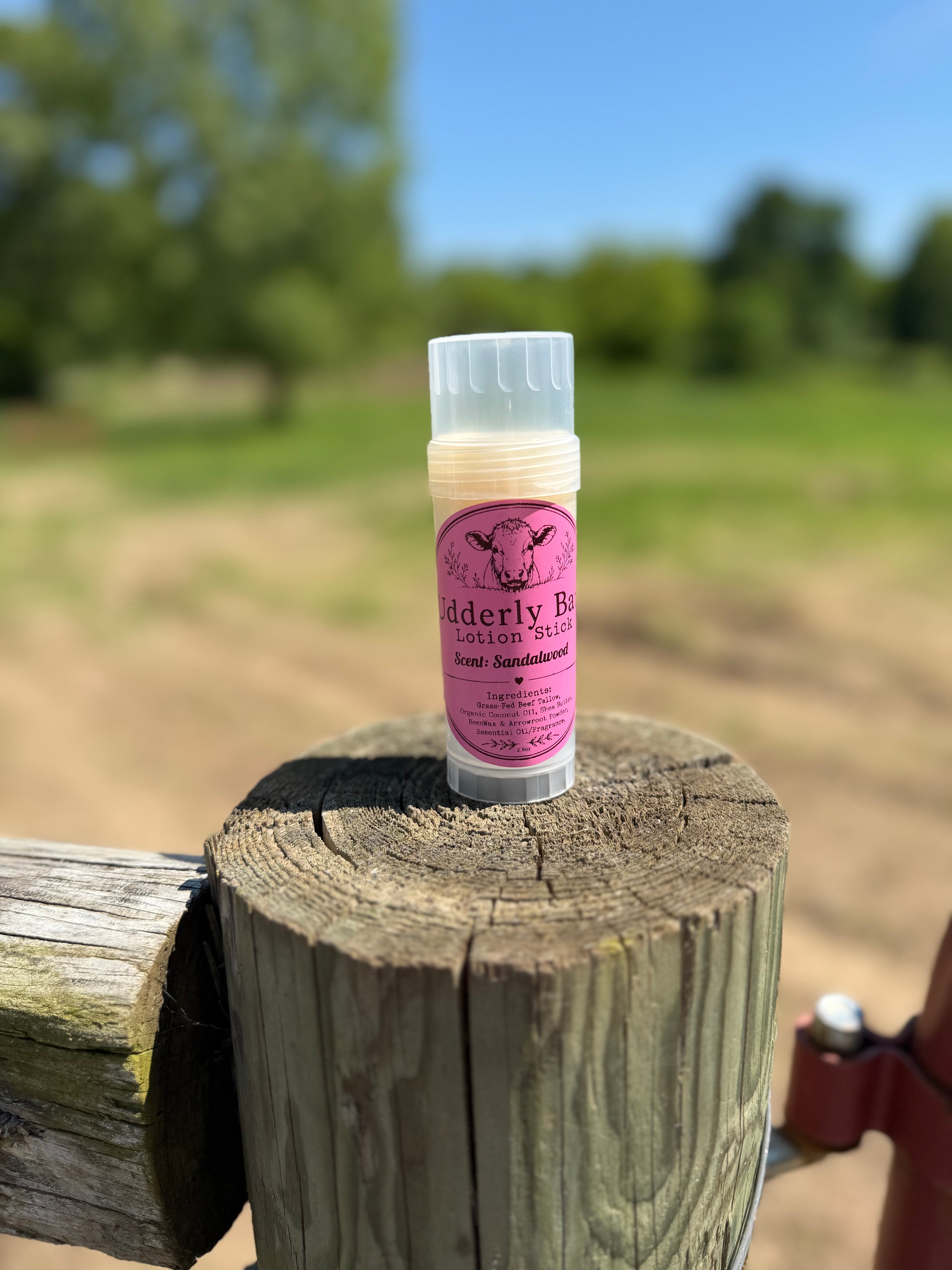 Organic "Udderly Bare" Lotion stick