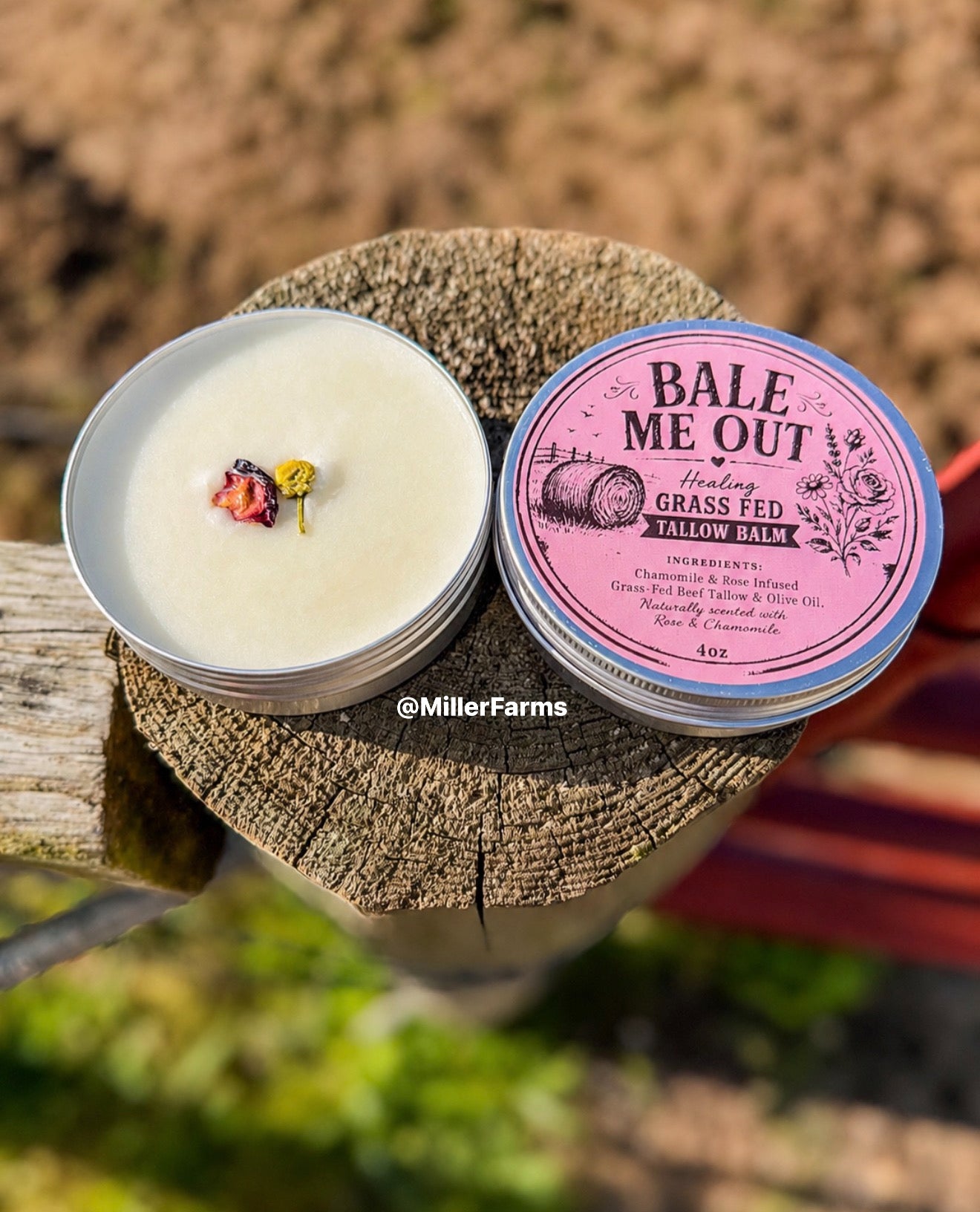 " Bale Me Out" Infused Tallow Healing Balm