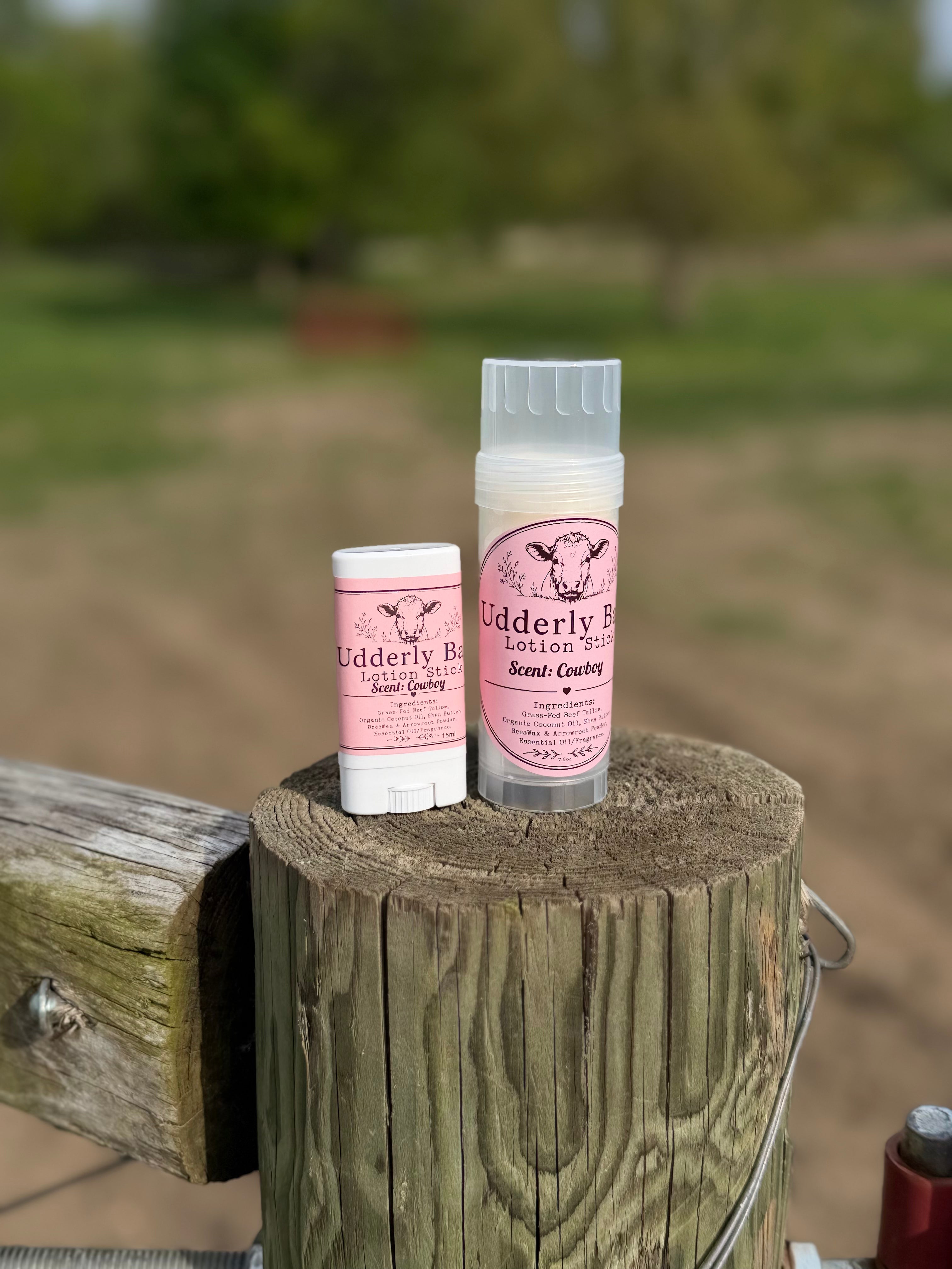 Organic "Udderly Bare" Lotion stick