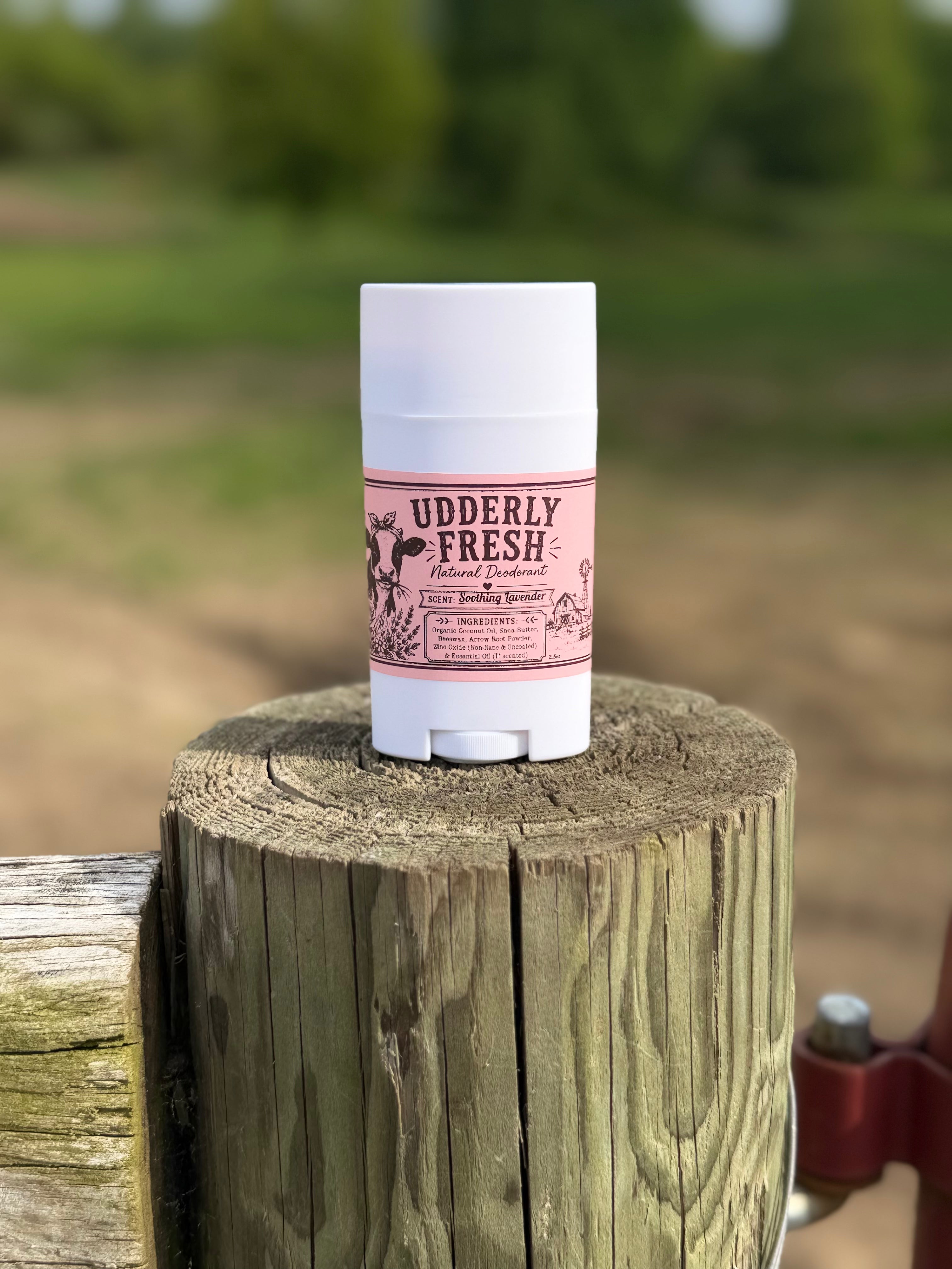 "Udderly Fresh" Natural Deodorant