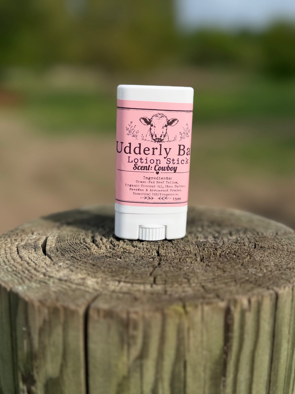 Organic "Udderly Bare" Lotion stick