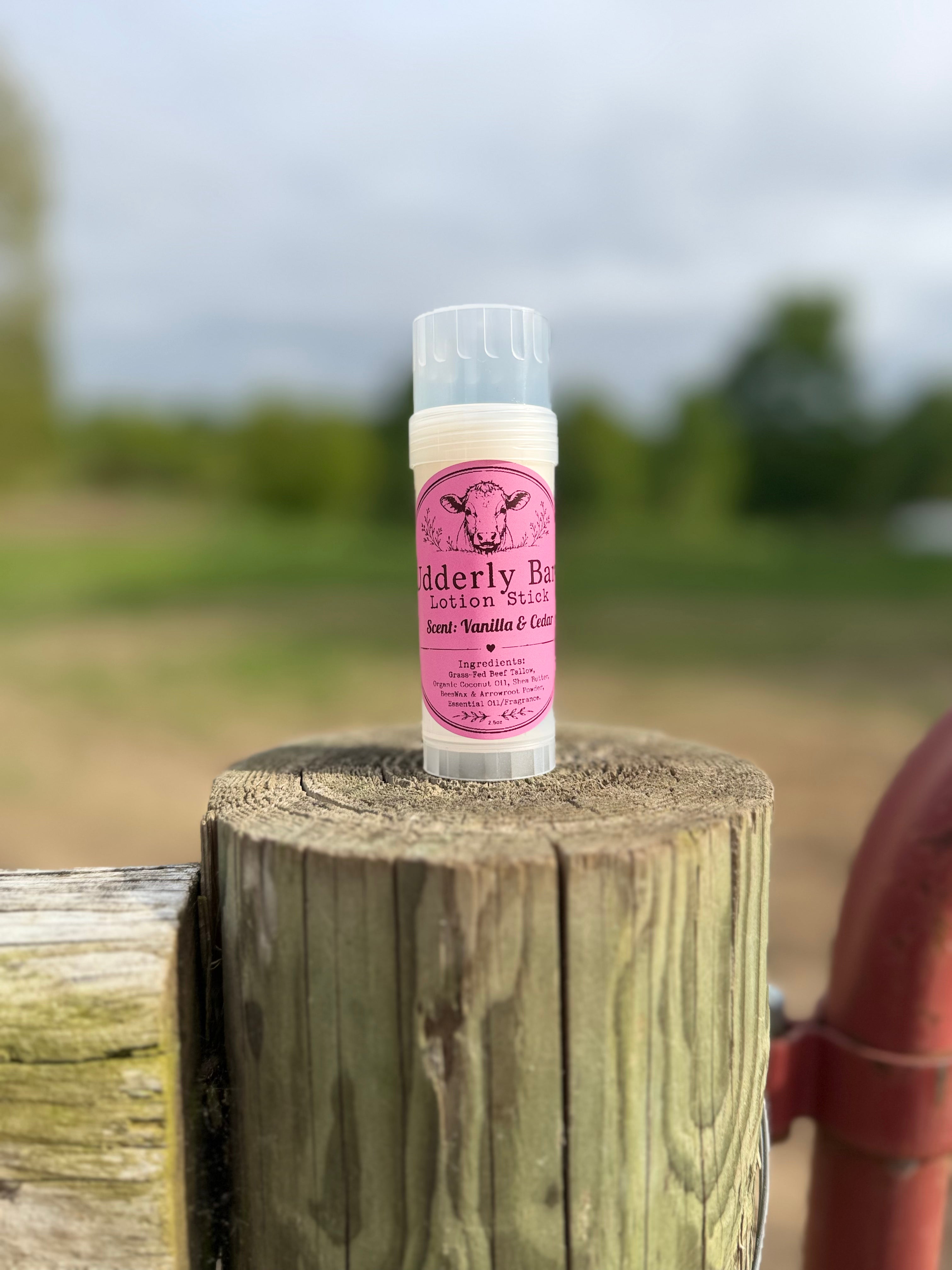 Organic "Udderly Bare" Lotion stick